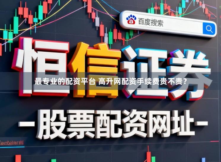 最专业的配资平台 高升网配资手续费贵不贵？