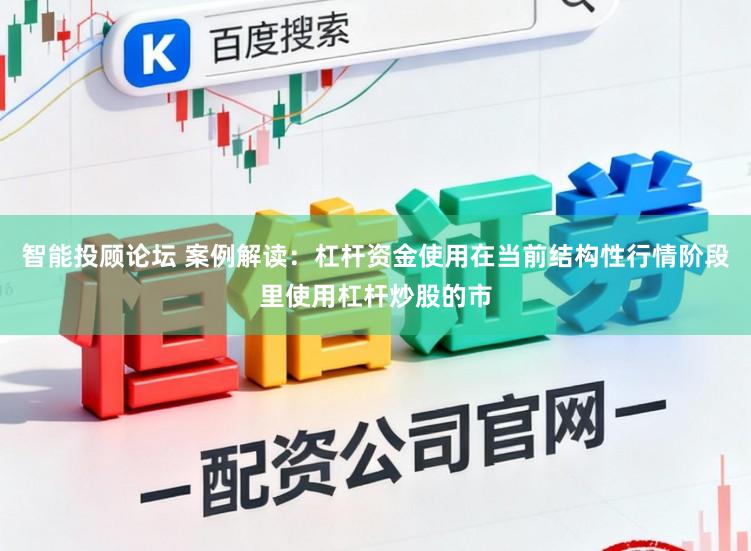 智能投顾论坛 案例解读：杠杆资金使用在当前结构性行情阶段里使用杠杆炒股的市